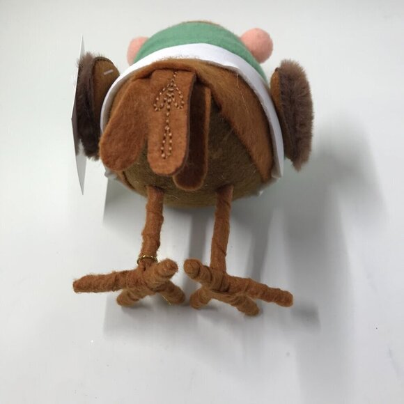 NWT Target Wondershop Featherly Friends Fabric bird "WAFER" with ear muffs - Picture 9 of 13